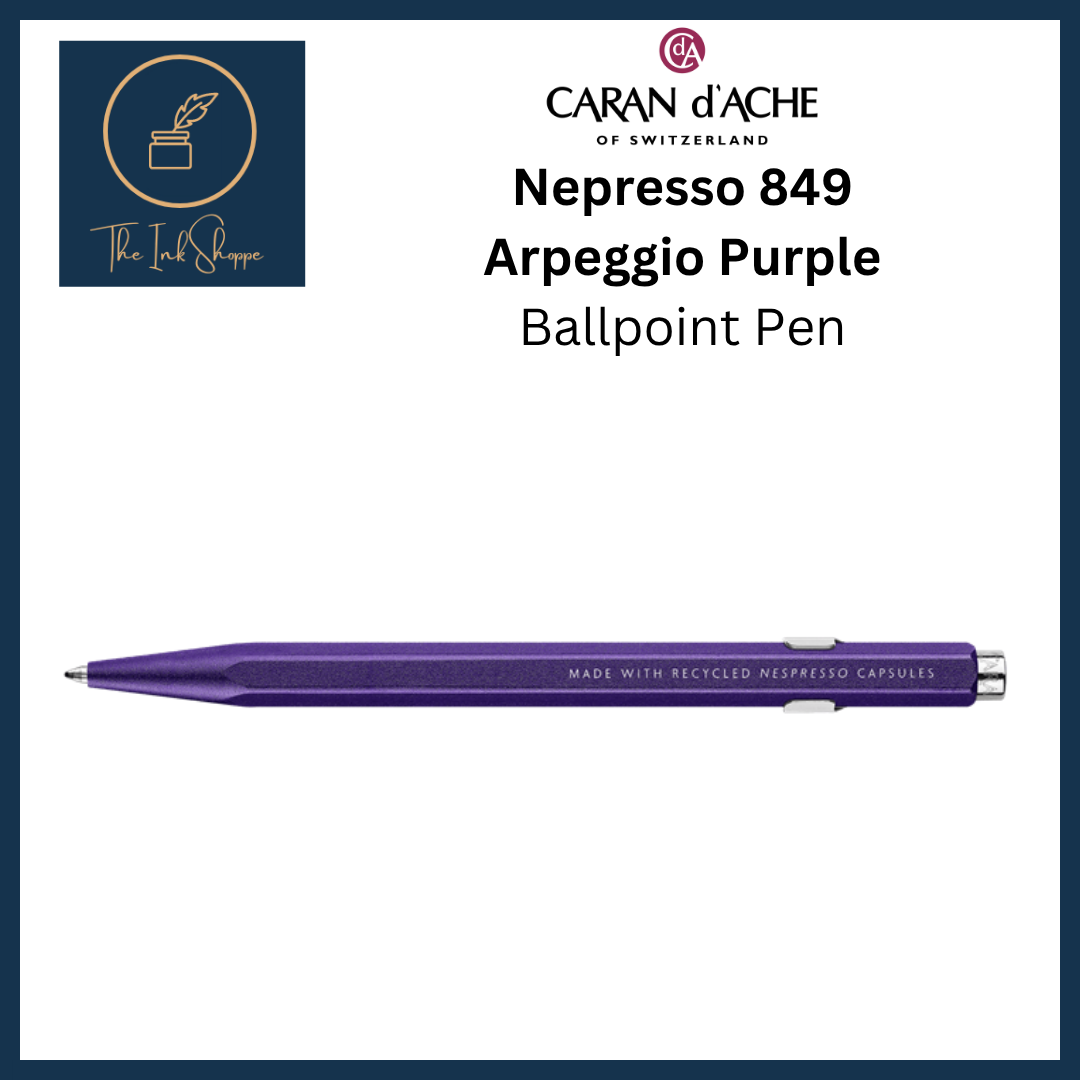 Caran d'Ache x Nespresso 849 Ballpoint Pen - Arpeggio Purple