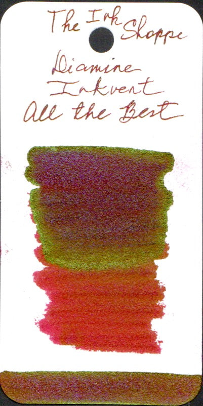 Diamine Inkvent 2021 (Red Edition) Fountain Pen Ink - All the Best - The Ink Shoppe Philippines