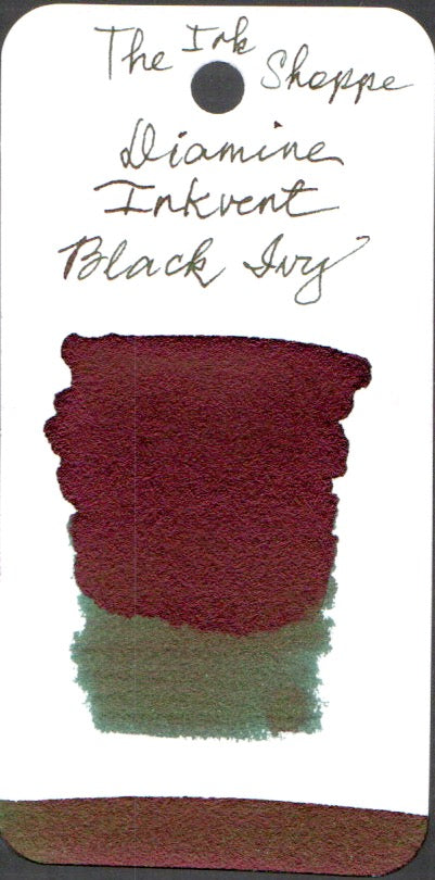 Diamine Inkvent 2021 (Red Edition) Fountain Pen Ink - Black Ivy - The Ink Shoppe Philippines