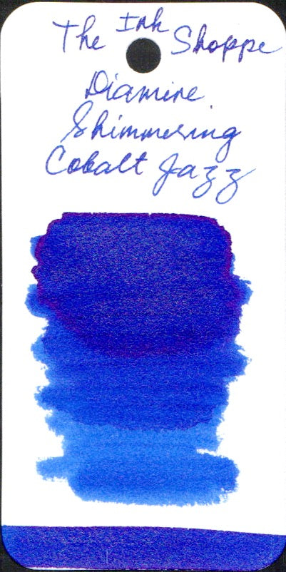 Diamine Shimmer-tastic Fountain Pen Ink - Cobalt Jazz - The Ink Shoppe Philippines