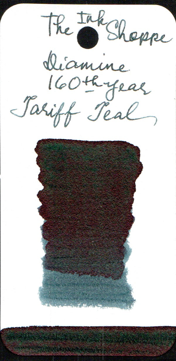 Diamine 160th Anniversary Fountain Pen Ink - Tariff Teal