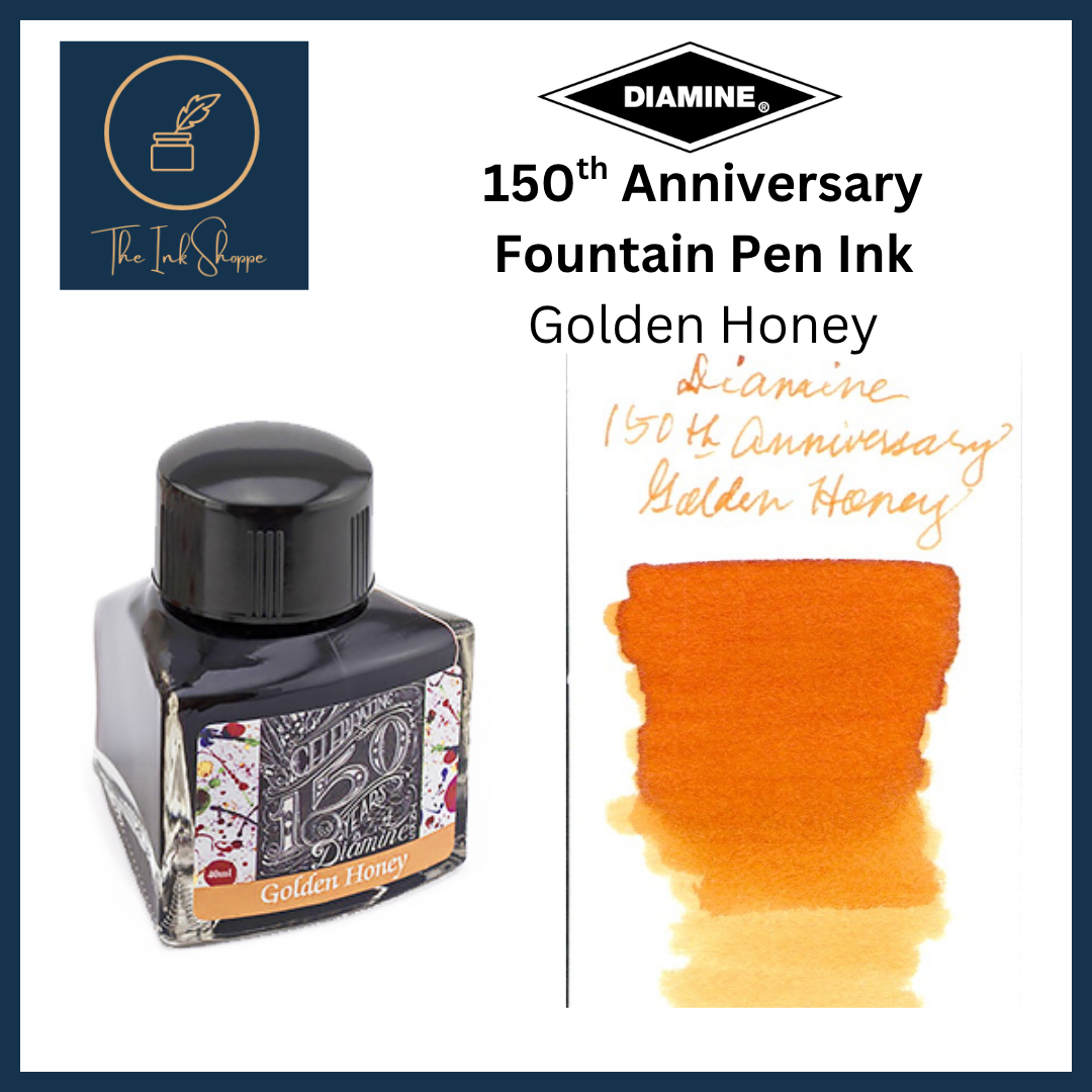 Diamine 150th Anniversary Fountain Pen Ink - Golden Honey