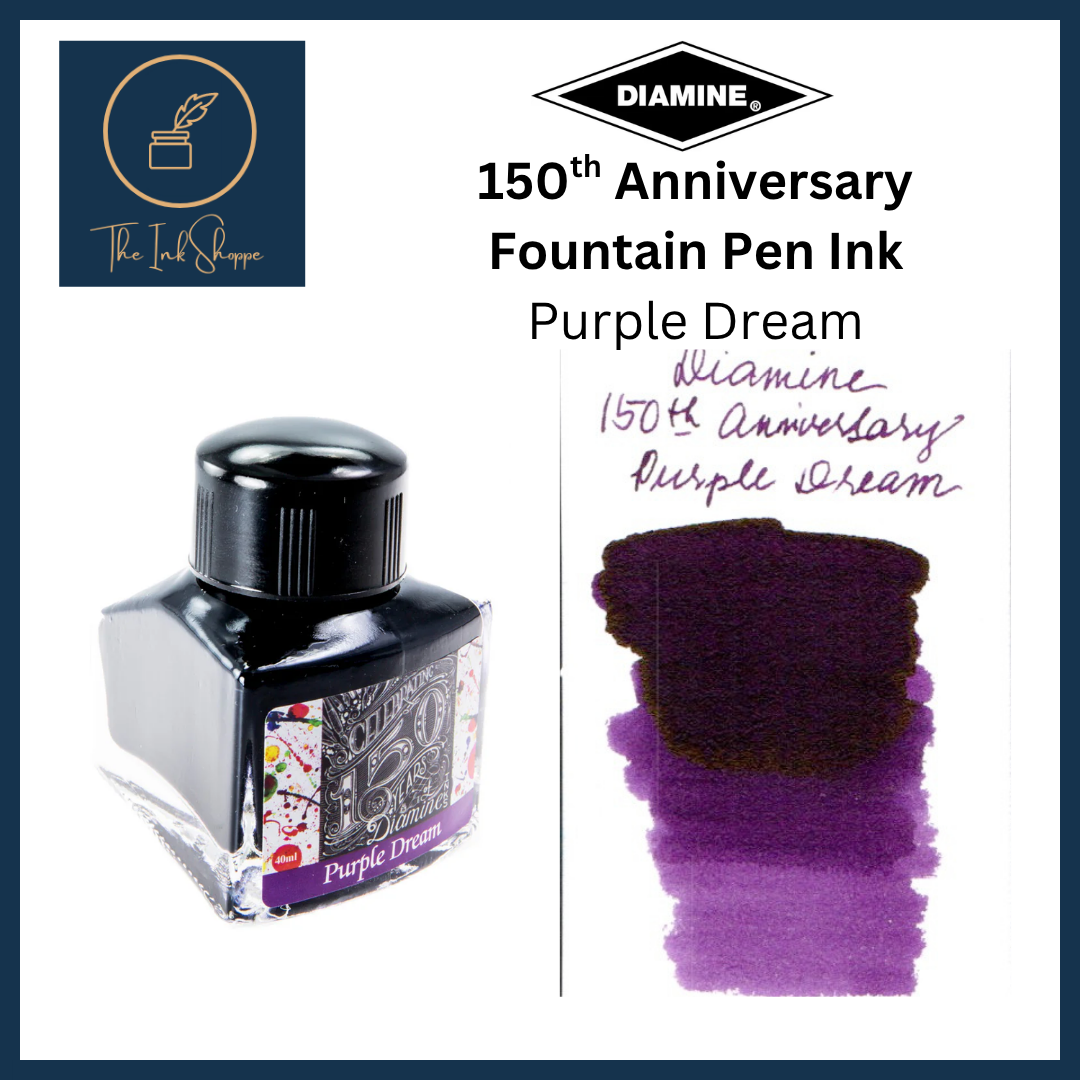 Diamine 150th Anniversary Fountain Pen Ink - Purple Dream