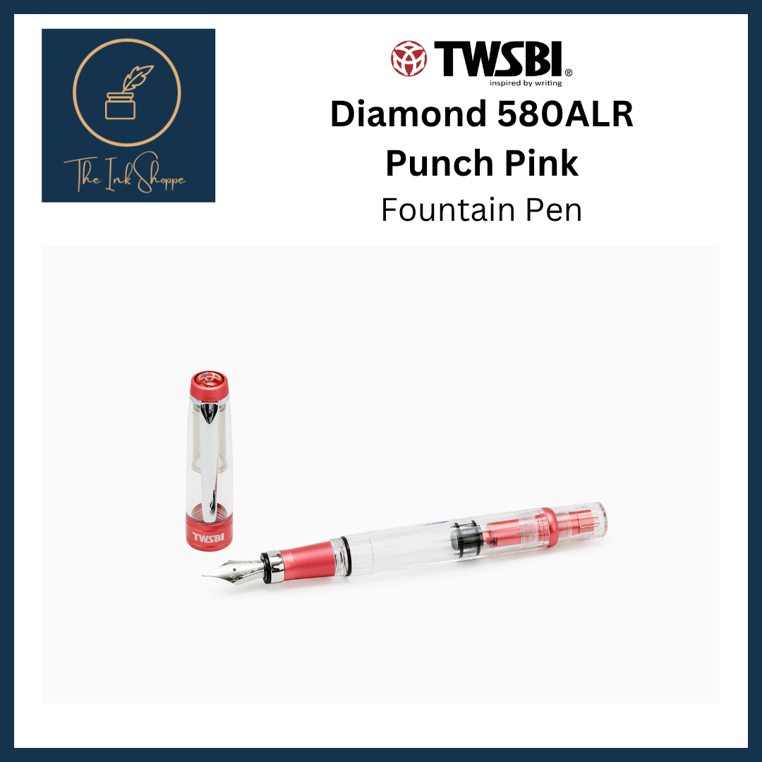 TWSBI Diamond 580ALR Fountain Pen - Punch Pink