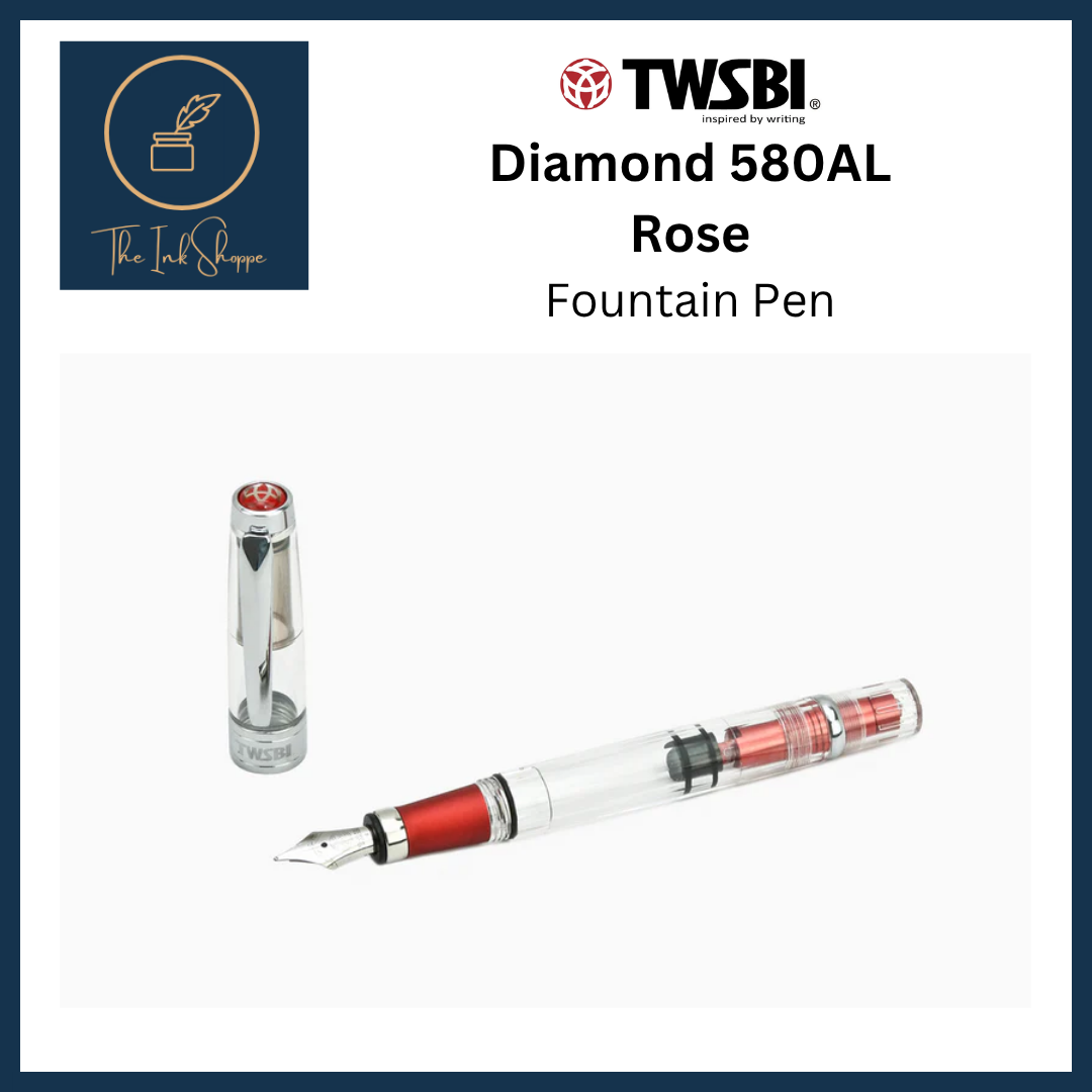 TWSBI Diamond 580AL Fountain Pen - Rose
