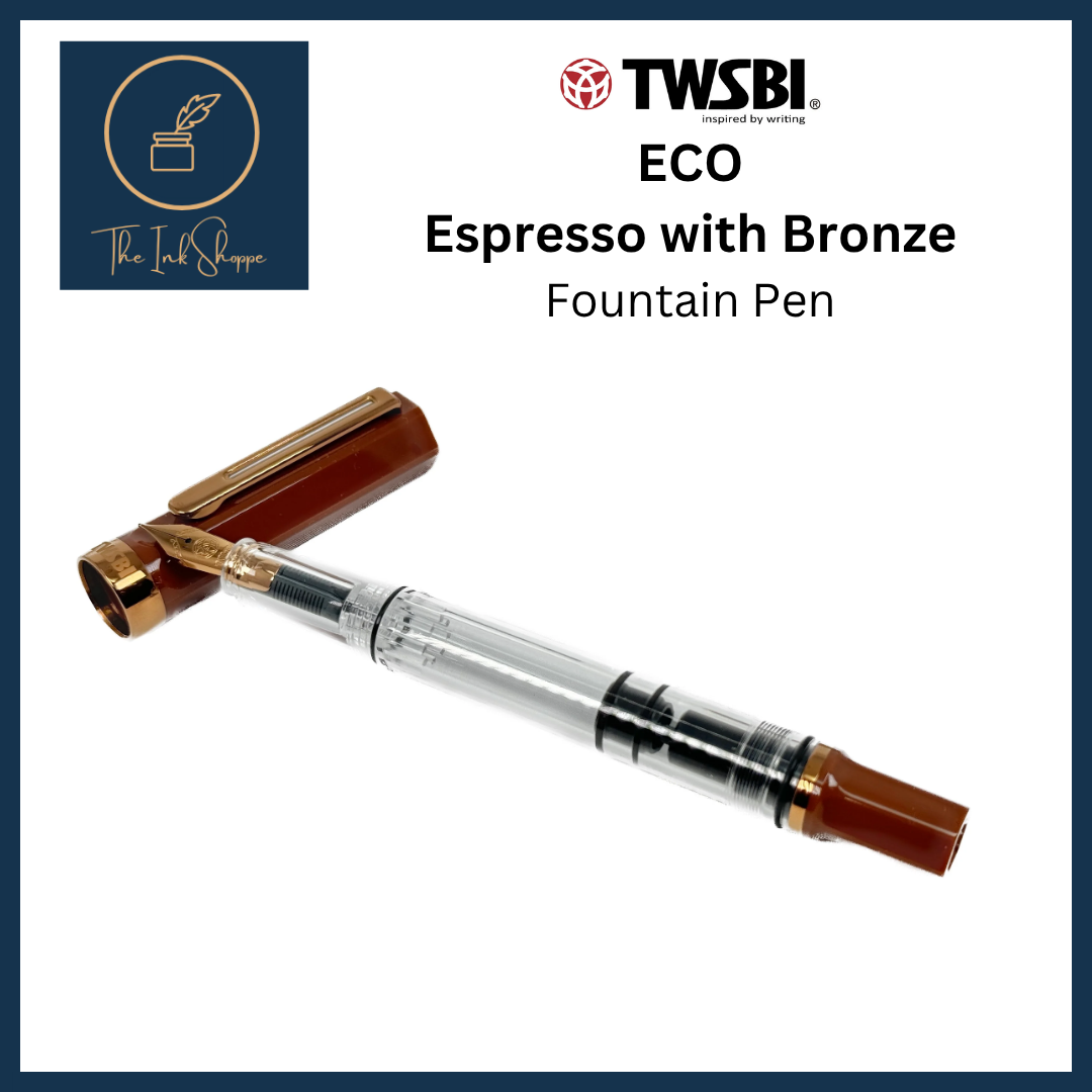 TWSBI ECO Fountain Pen - Espresso with Bronze