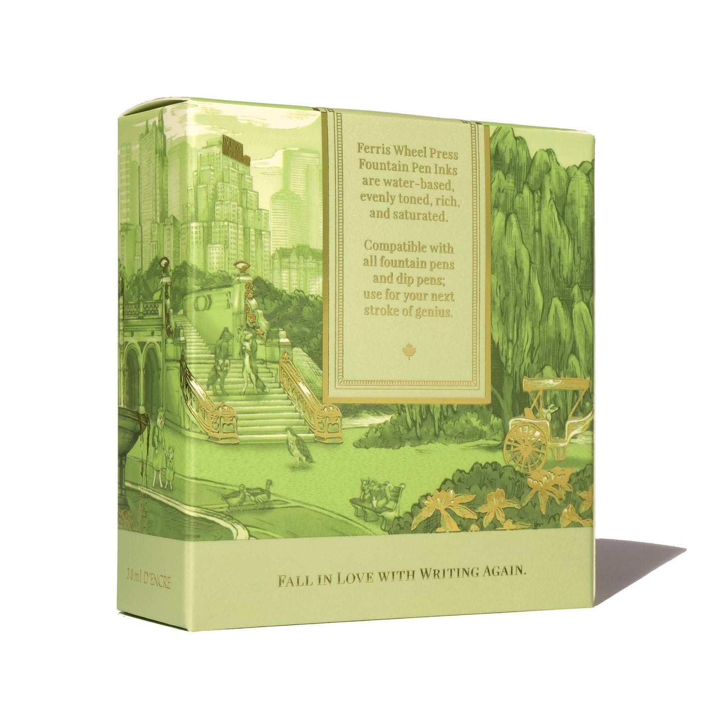 Ferris Wheel Press Fountain Pen Ink - Central Park Greens - The Ink Shoppe Philippines