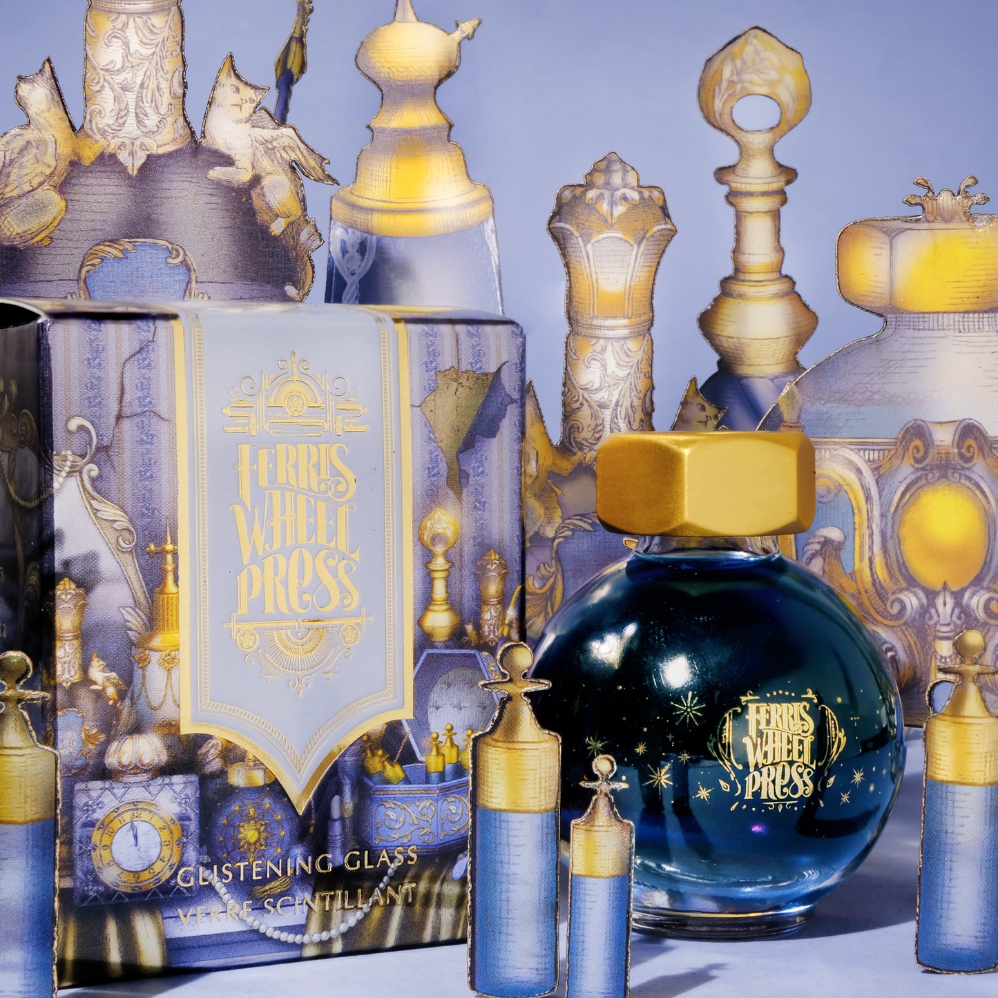 Ferris Wheel Press FerriTales Fountain Pen Ink - Glistening Glass - The Ink Shoppe Philippines