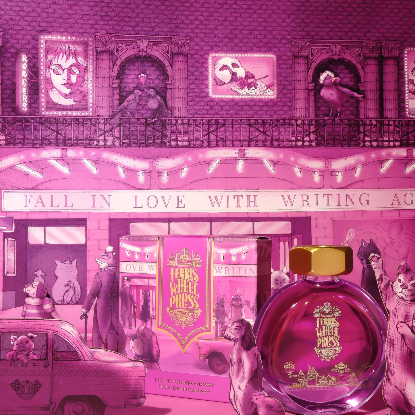 Ferris Wheel Press Fountain Pen Ink - Lights on Broadway - The Ink Shoppe Philippines