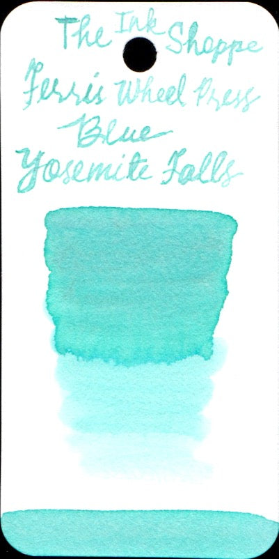Ferris Wheel Press Fountain Pen Ink - Blue Yosemite Falls - The Ink Shoppe Philippines