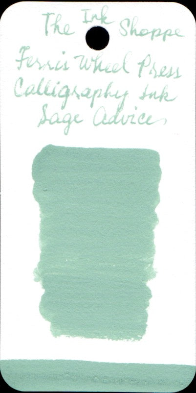 Ferris Wheel Press Calligraphy Ink - Sage Advice - The Ink Shoppe Philippines