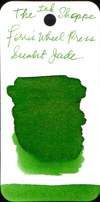 Ferris Wheel Press x Fête Chinoise Fountain Pen Ink - Sunlit Jade - The Ink Shoppe Philippines