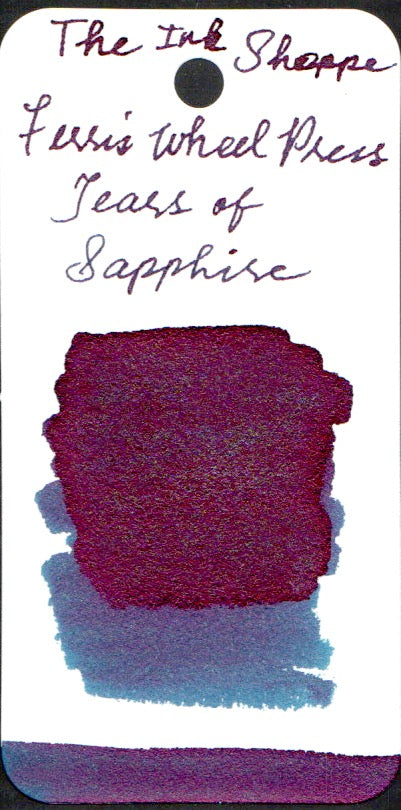 Ferris Wheel Press FerriTales Fountain Pen Ink - Tears of Sapphire - The Ink Shoppe Philippines