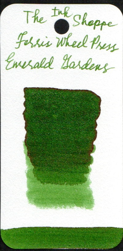 Ferris Wheel Press FerriTales Fountain Pen Ink - Emerald Gardens