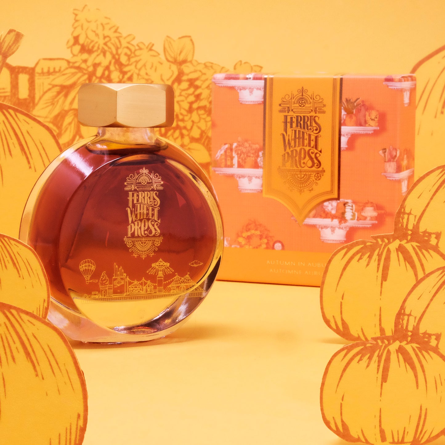 Ferris Wheel Press Fountain Pen Ink - Autumn in Auburn - The Ink Shoppe Philippines