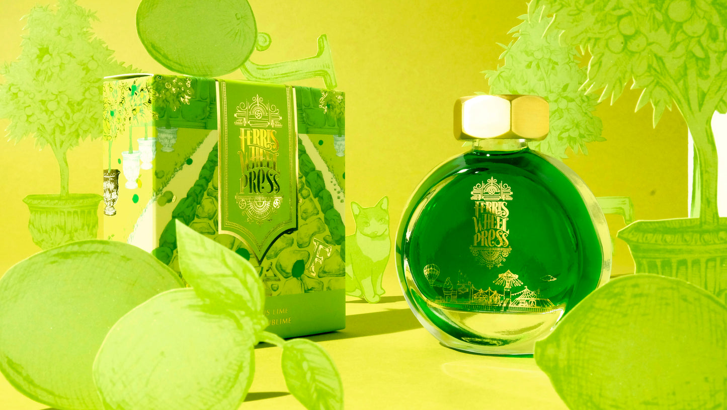Ferris Wheel Press Fountain Pen Ink - Frivolous Lime - The Ink Shoppe Philippines