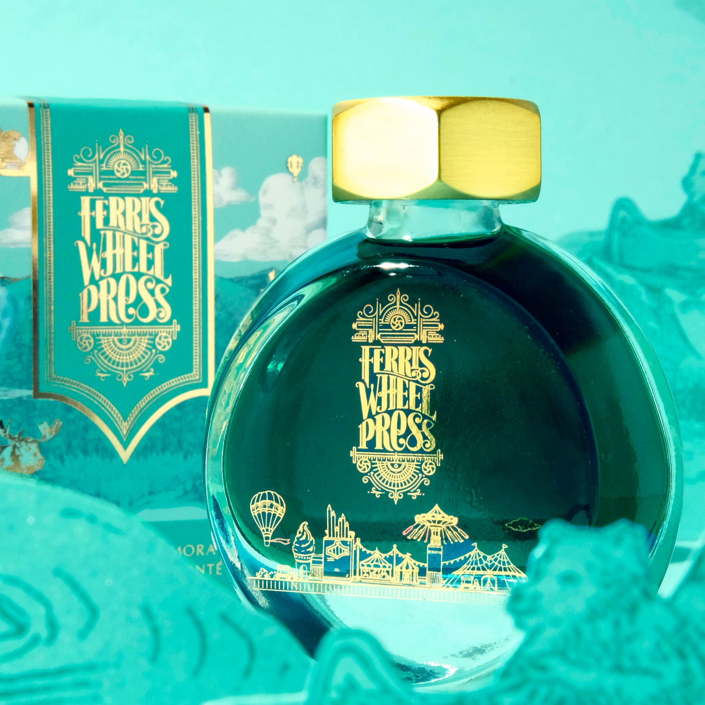 Ferris Wheel Press Fountain Pen Ink - Mirror Mirror of Moraine - The Ink Shoppe Philippines