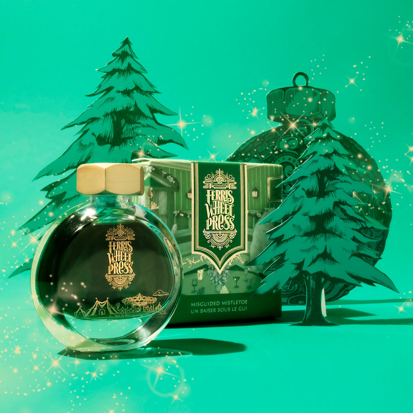 Ferris Wheel Press Fountain Pen Ink - Misguided Mistletoe - The Ink Shoppe Philippines
