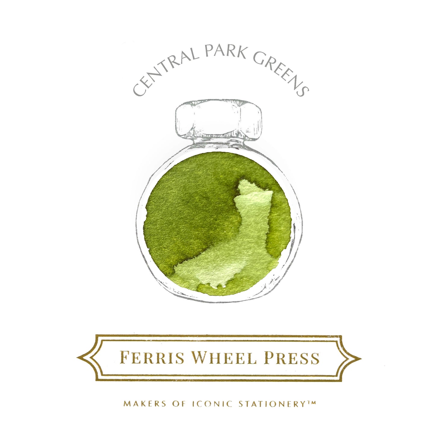 Ferris Wheel Press Fountain Pen Ink - Central Park Greens - The Ink Shoppe Philippines