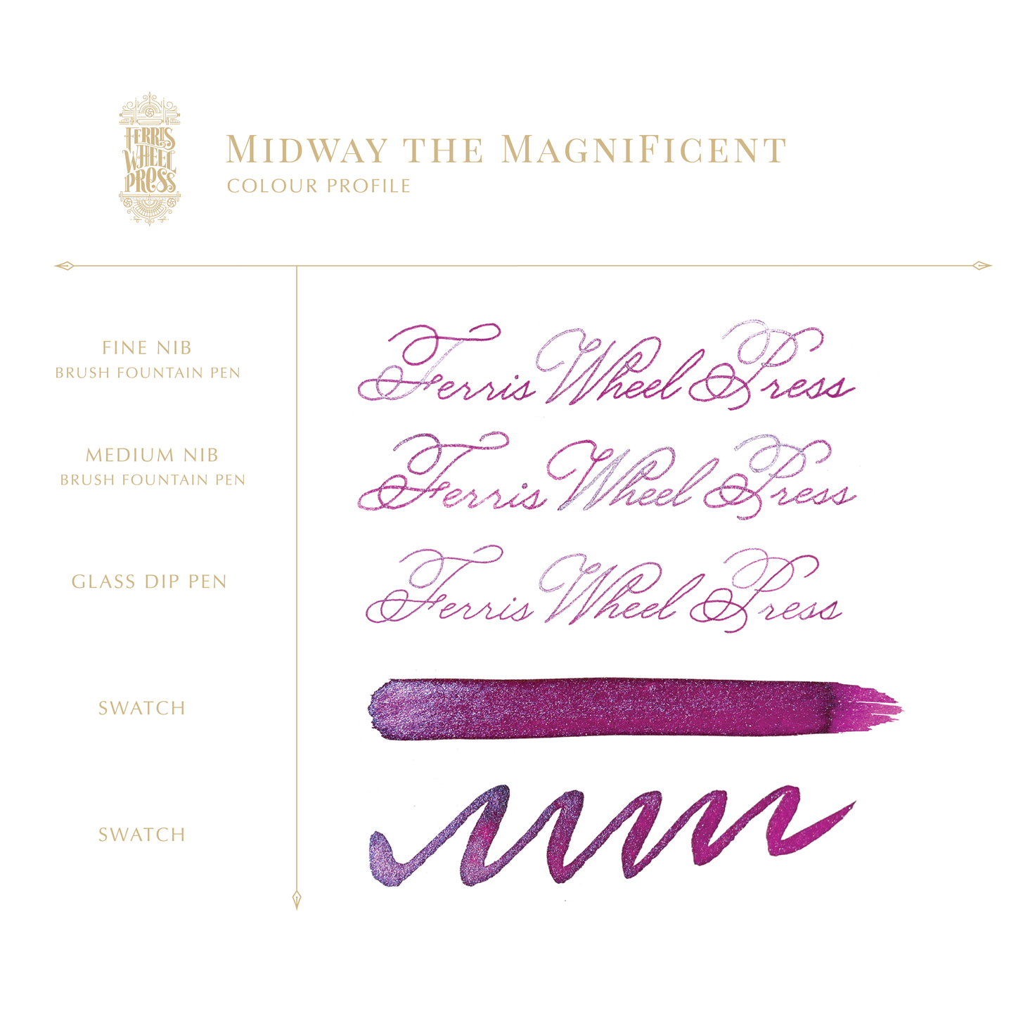 Ferris Wheel Press Fountain Pen Ink - Midway the Magnificent - The Ink Shoppe Philippines