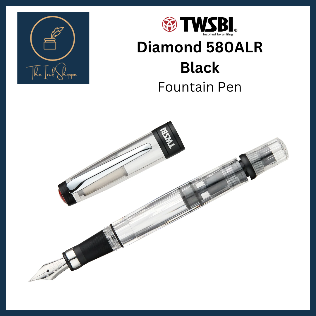 TWSBI Diamond 580ALR Fountain Pen - Black