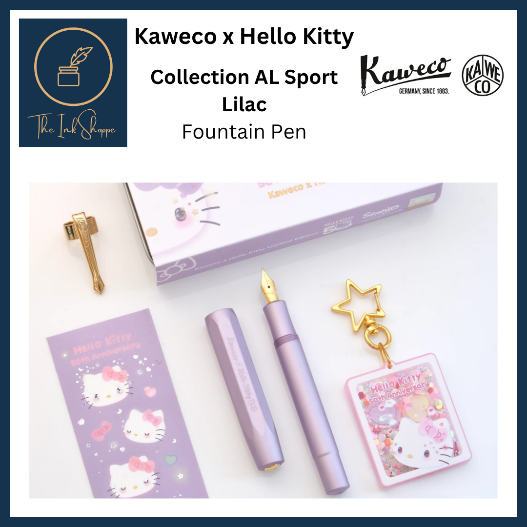Kaweco x Hello Kitty Collection AL Sport Limited Edition Fountain Pen - Lilac