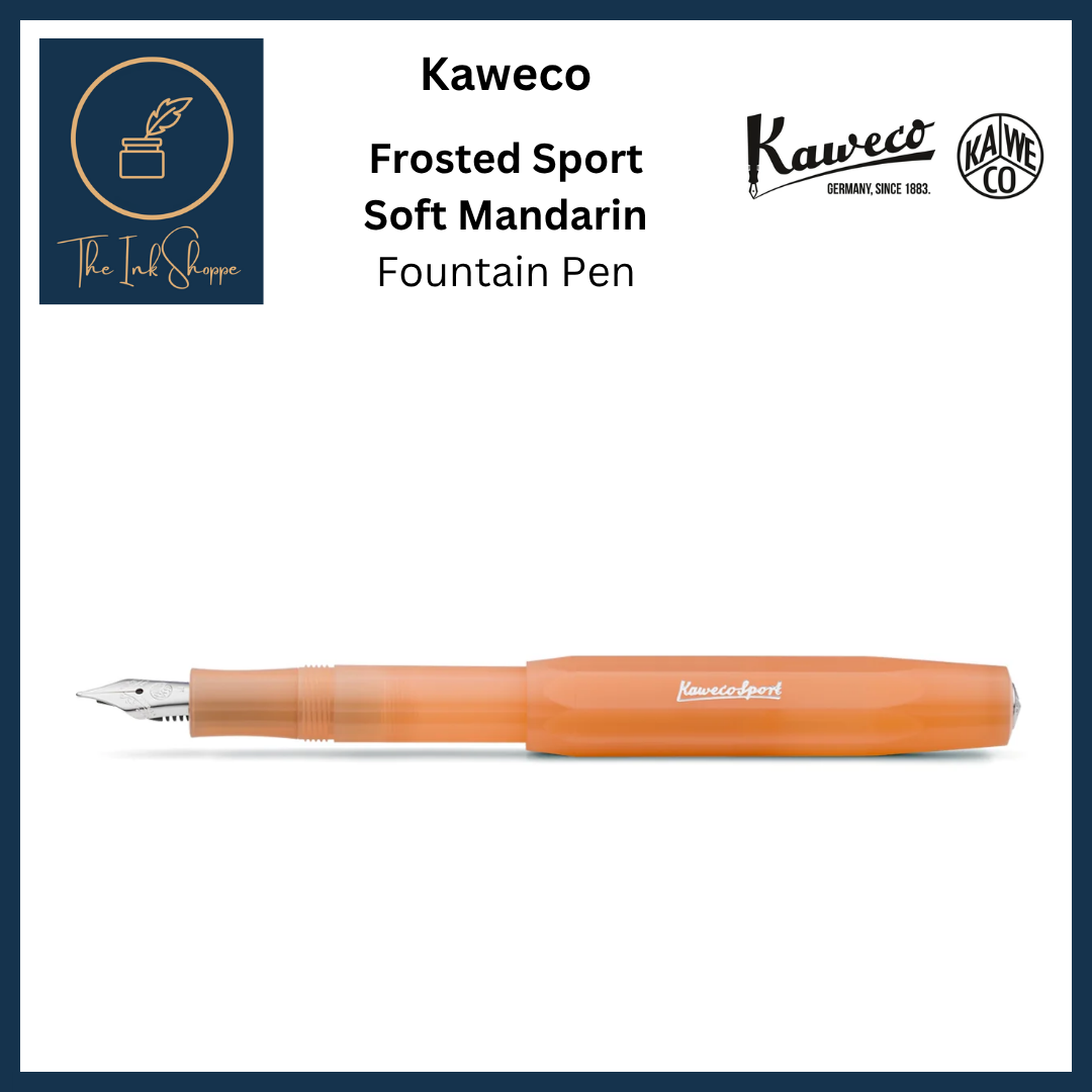 Kaweco Frosted Sport Fountain Pen - Soft Mandarin