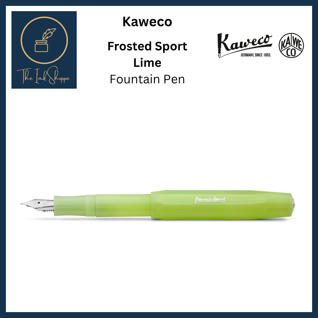 Kaweco Frosted Sport Fountain Pen - Lime