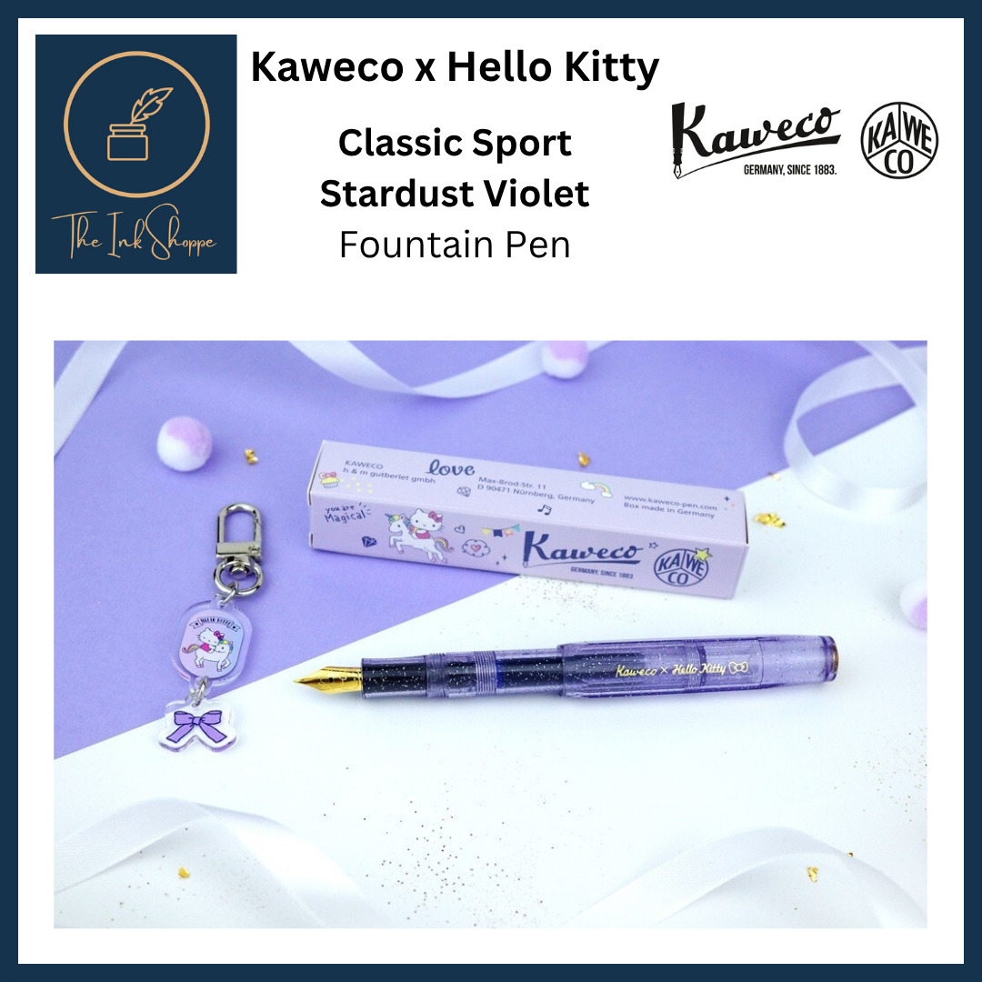 Kaweco x Hello Kitty Classic Sport Limited Edition Fountain Pen - Stardust Violet