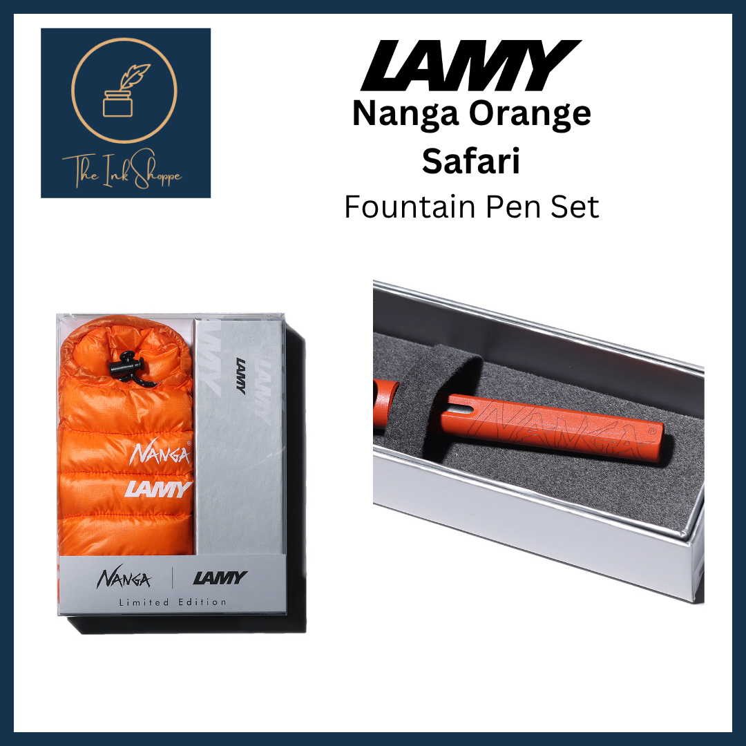 Lamy x Nanga Safari Limited Edition Fountain Pen Set - Orange