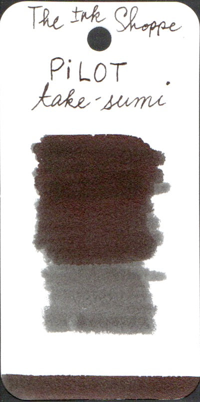Pilot Iroshizuku Fountain Pen Ink - Take-sumi - The Ink Shoppe Philippines