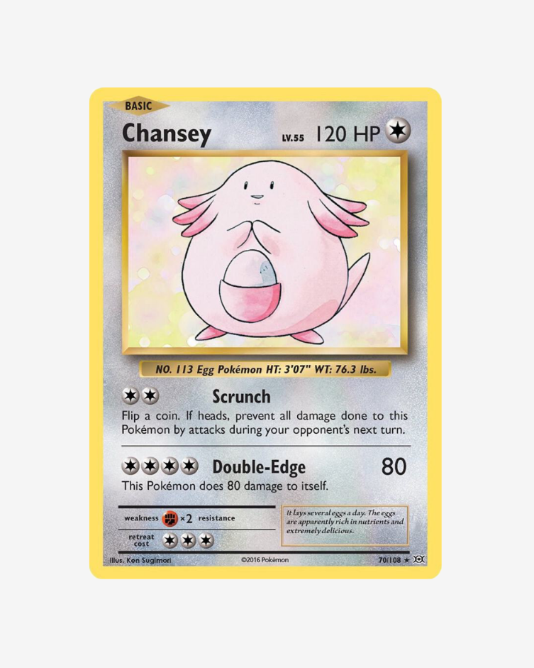 Pokémon TCG - X&Y Evolutions Chansey Holo 70/108