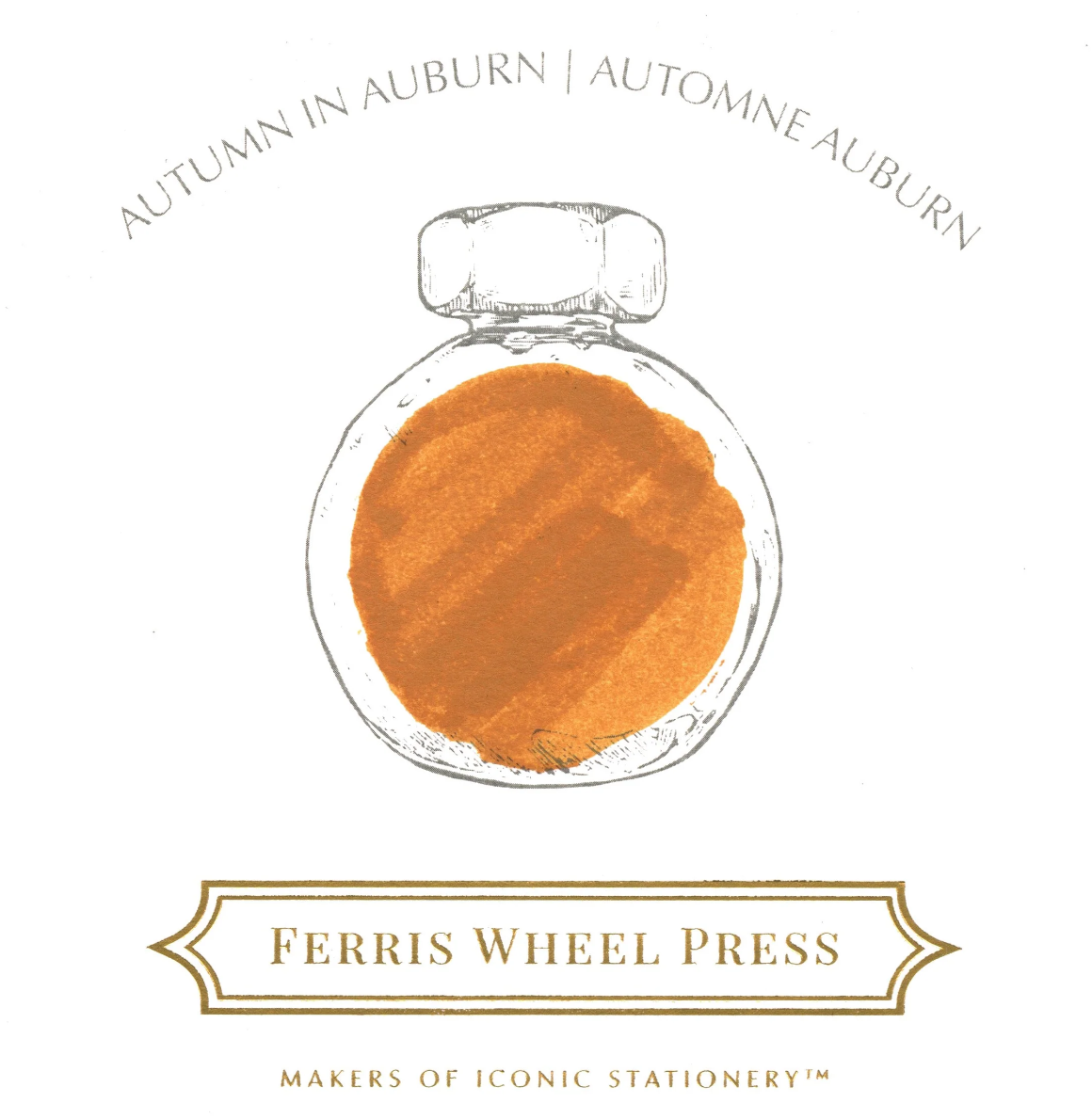 Ferris Wheel Press Fountain Pen Ink - Autumn in Auburn - The Ink Shoppe Philippines