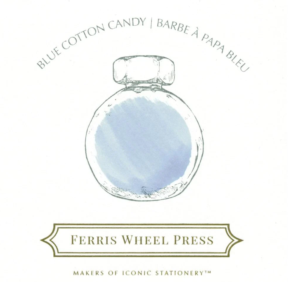 Ferris Wheel Press Fountain Pen Ink - Blue Cotton Candy - The Ink Shoppe Philippines