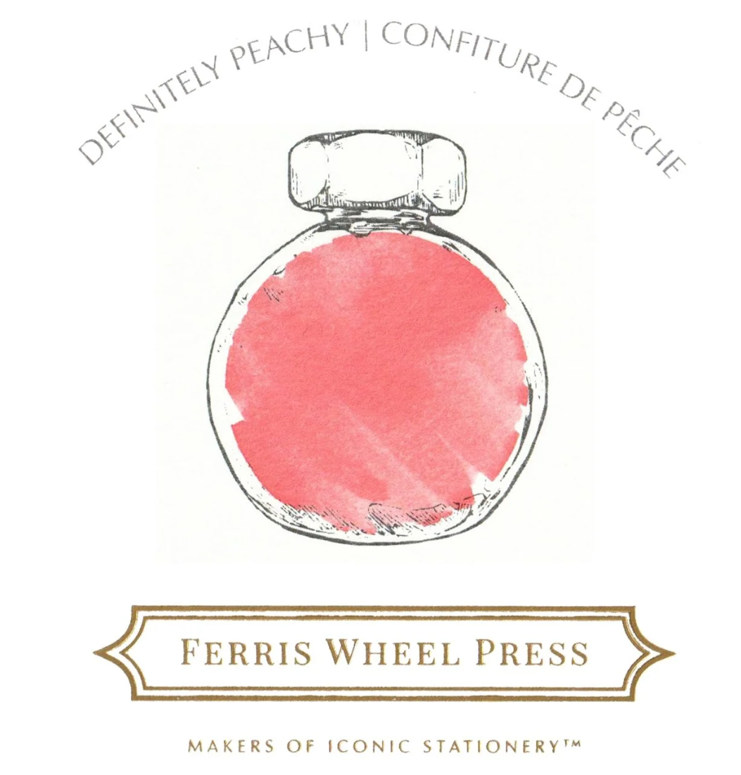 Ferris Wheel Press Fountain Pen Ink - Definitely Peachy - The Ink Shoppe Philippines