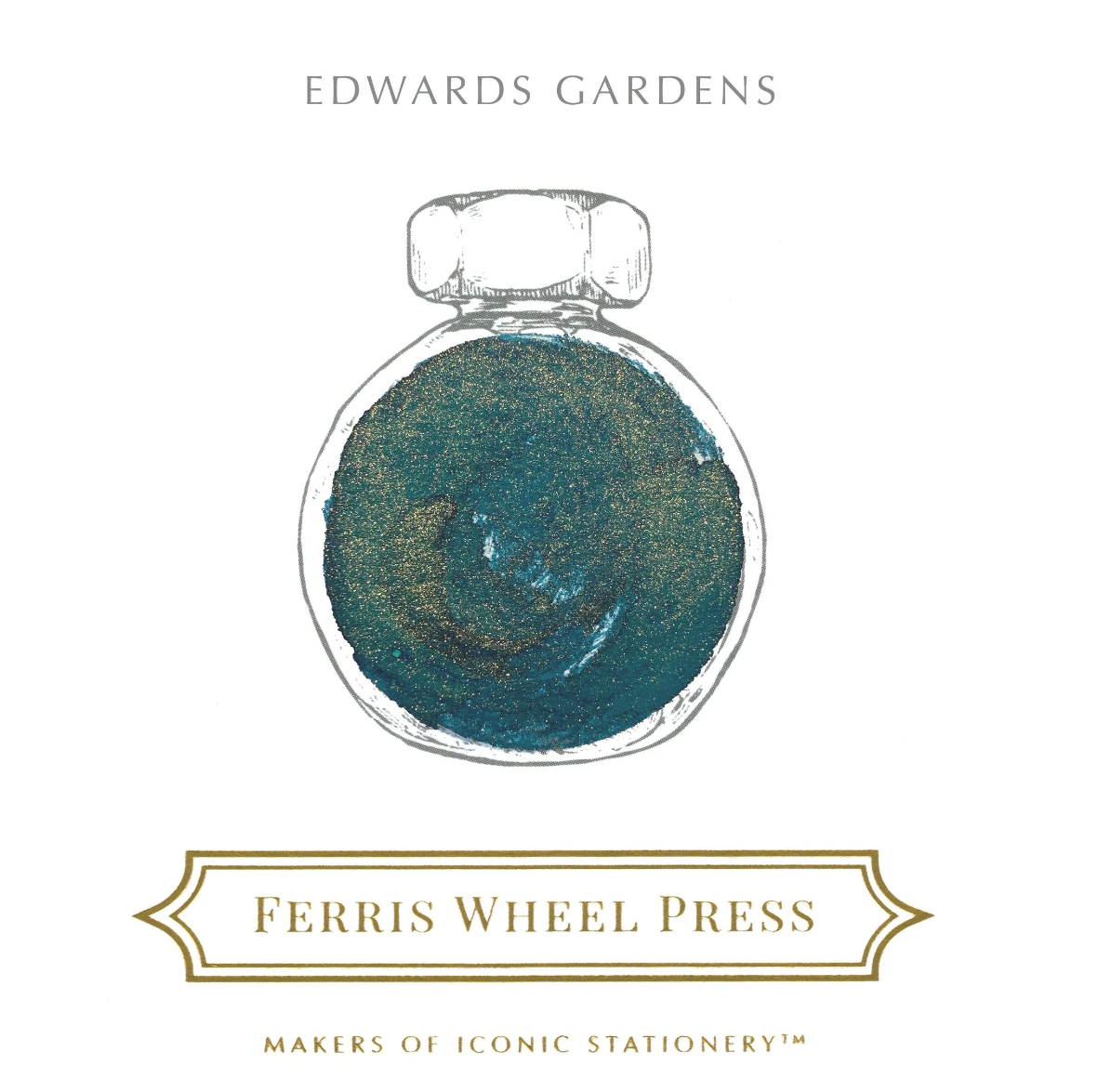 Ferris Wheel Press Fountain Pen Ink - Edwards Gardens - The Ink Shoppe Philippines