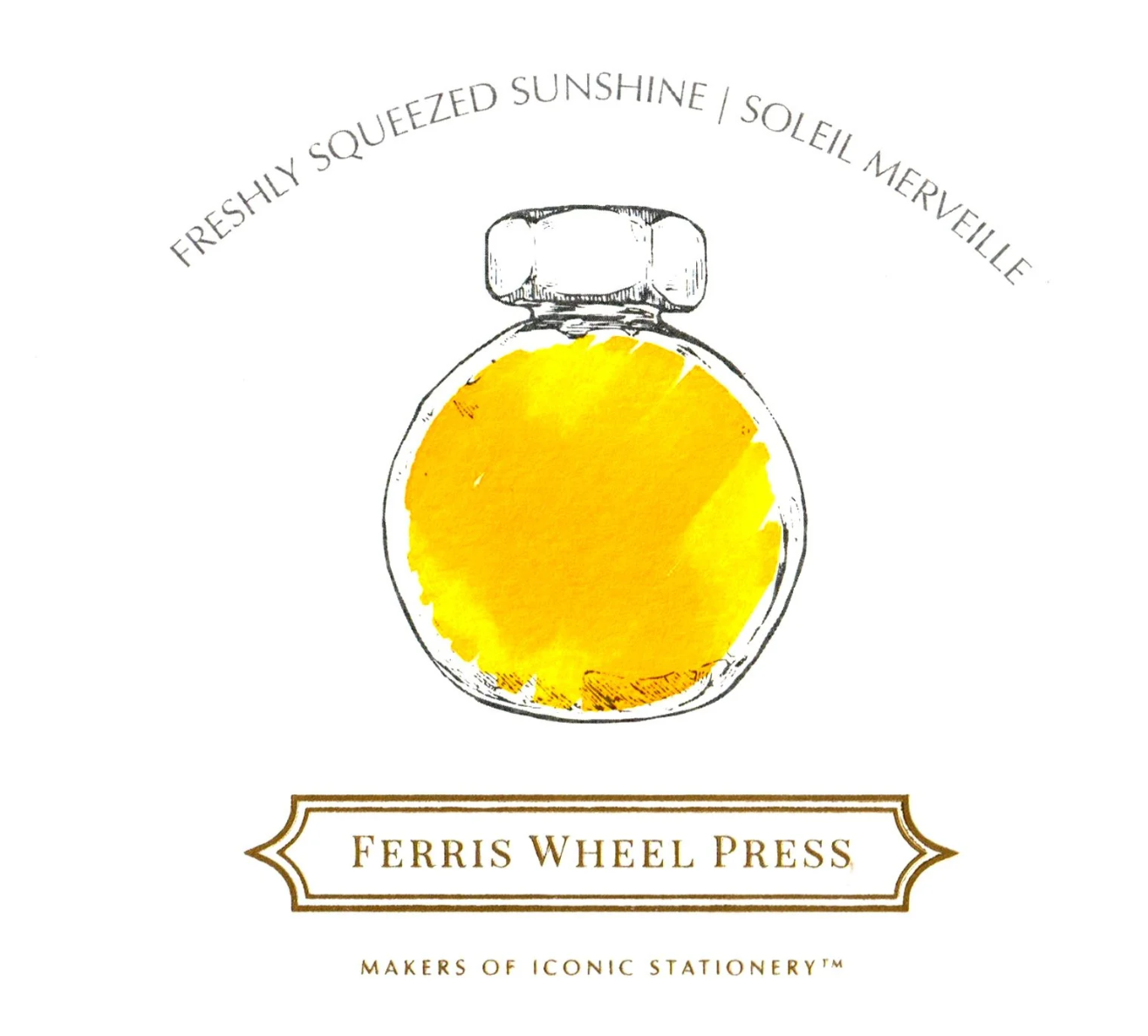 Ferris Wheel Press Fountain Pen Ink - Freshly Squeezed Sunshine - The Ink Shoppe Philippines