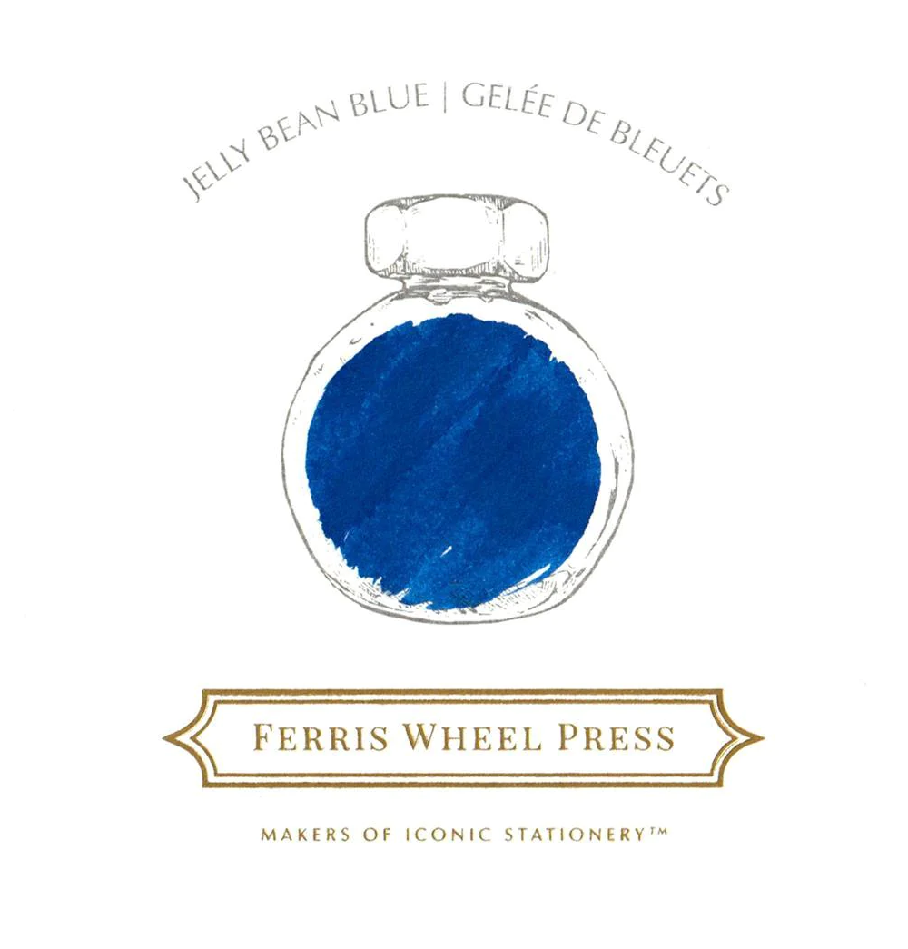 Ferris Wheel Press Fountain Pen Ink - Jelly Bean Blue - The Ink Shoppe Philippines