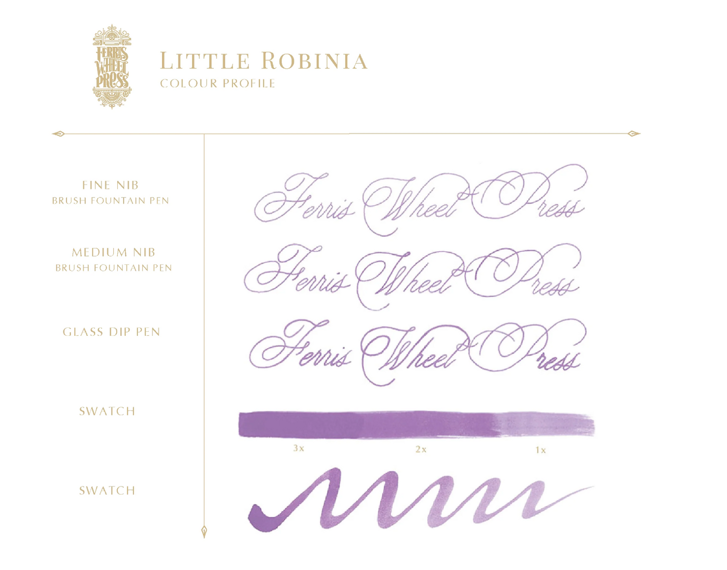 Ferris Wheel Press Fountain Pen Ink - Little Robinia - The Ink Shoppe Philippines