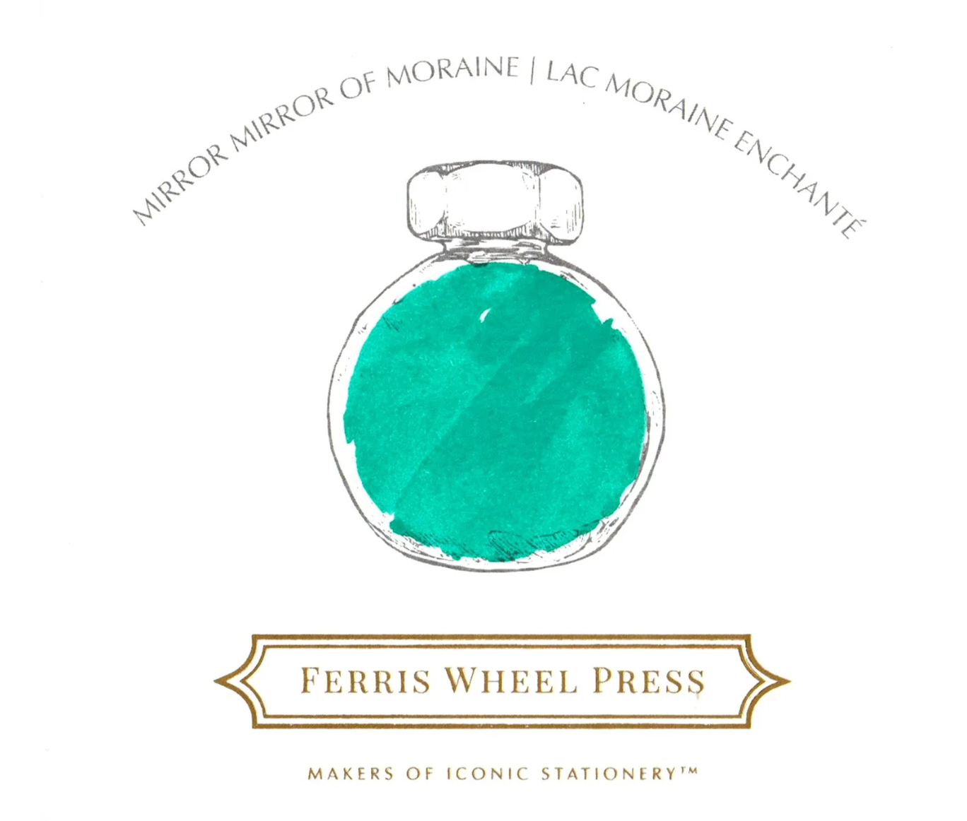 Ferris Wheel Press Fountain Pen Ink - Mirror Mirror of Moraine - The Ink Shoppe Philippines