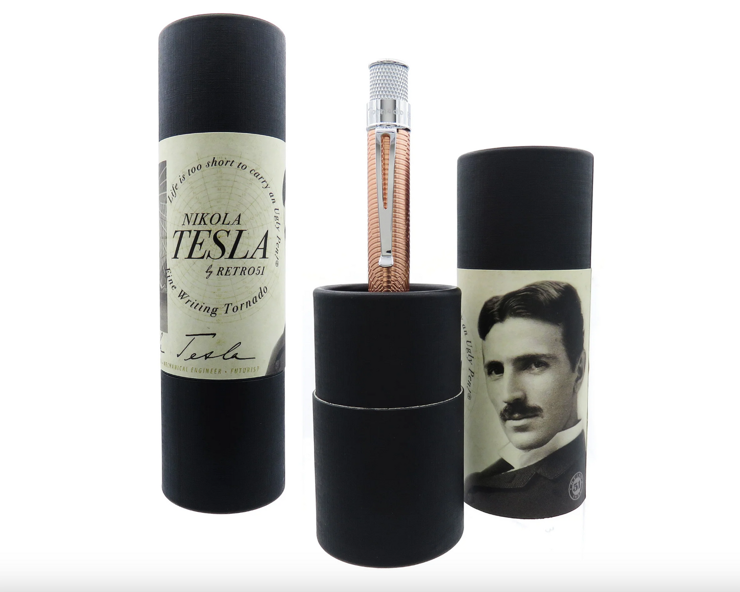 Retro 1951 - Tornado Vintage Metalsmith Nikola Tesla Rollerball Pen - The Ink Shoppe Philippines