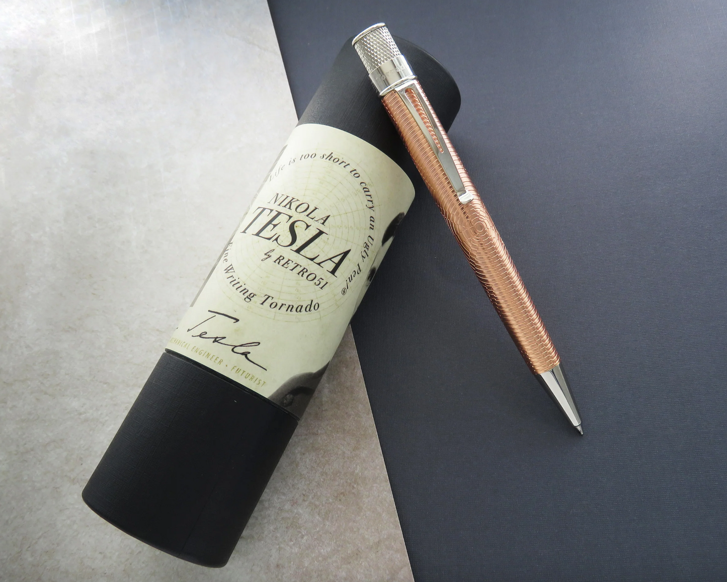 Retro 1951 - Tornado Vintage Metalsmith Nikola Tesla Rollerball Pen - The Ink Shoppe Philippines