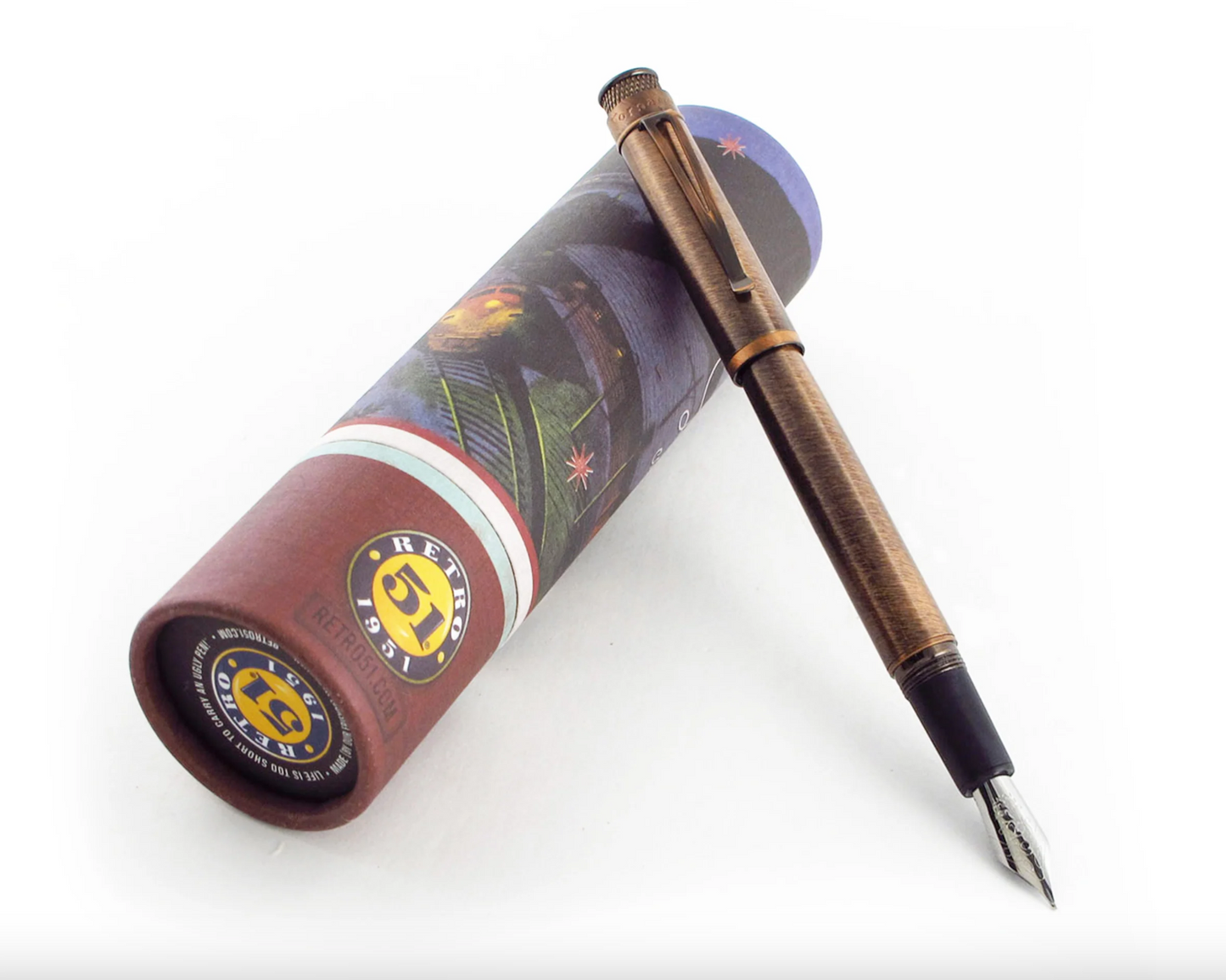 Retro 1951 - Tornado Lincoln Antique Copper Fountain Pen - The Ink Shoppe Philippines