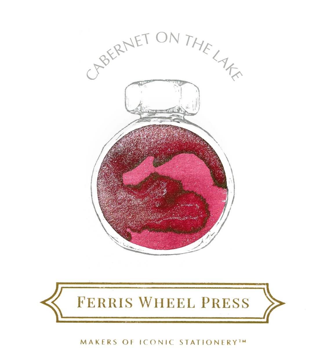 Ferris Wheel Press Fountain Pen Ink - Cabernet on the Lake - The Ink Shoppe Philippines