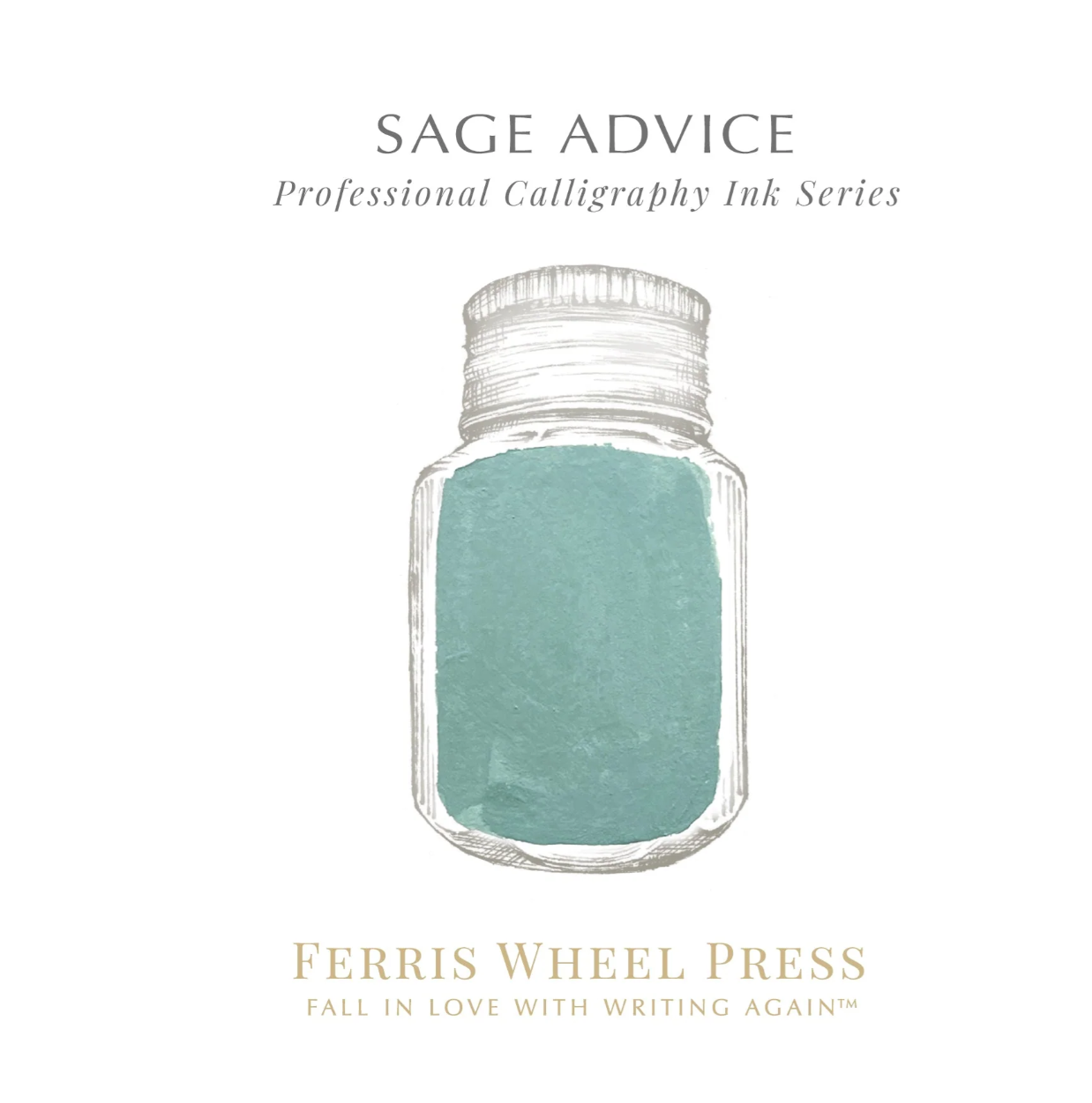 Ferris Wheel Press Calligraphy Ink - Sage Advice - The Ink Shoppe Philippines