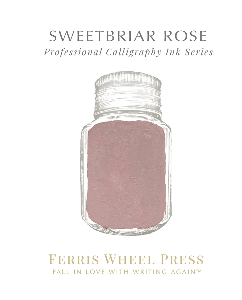 Ferris Wheel Press Calligraphy Ink - Sweetbriar Rose - The Ink Shoppe Philippines