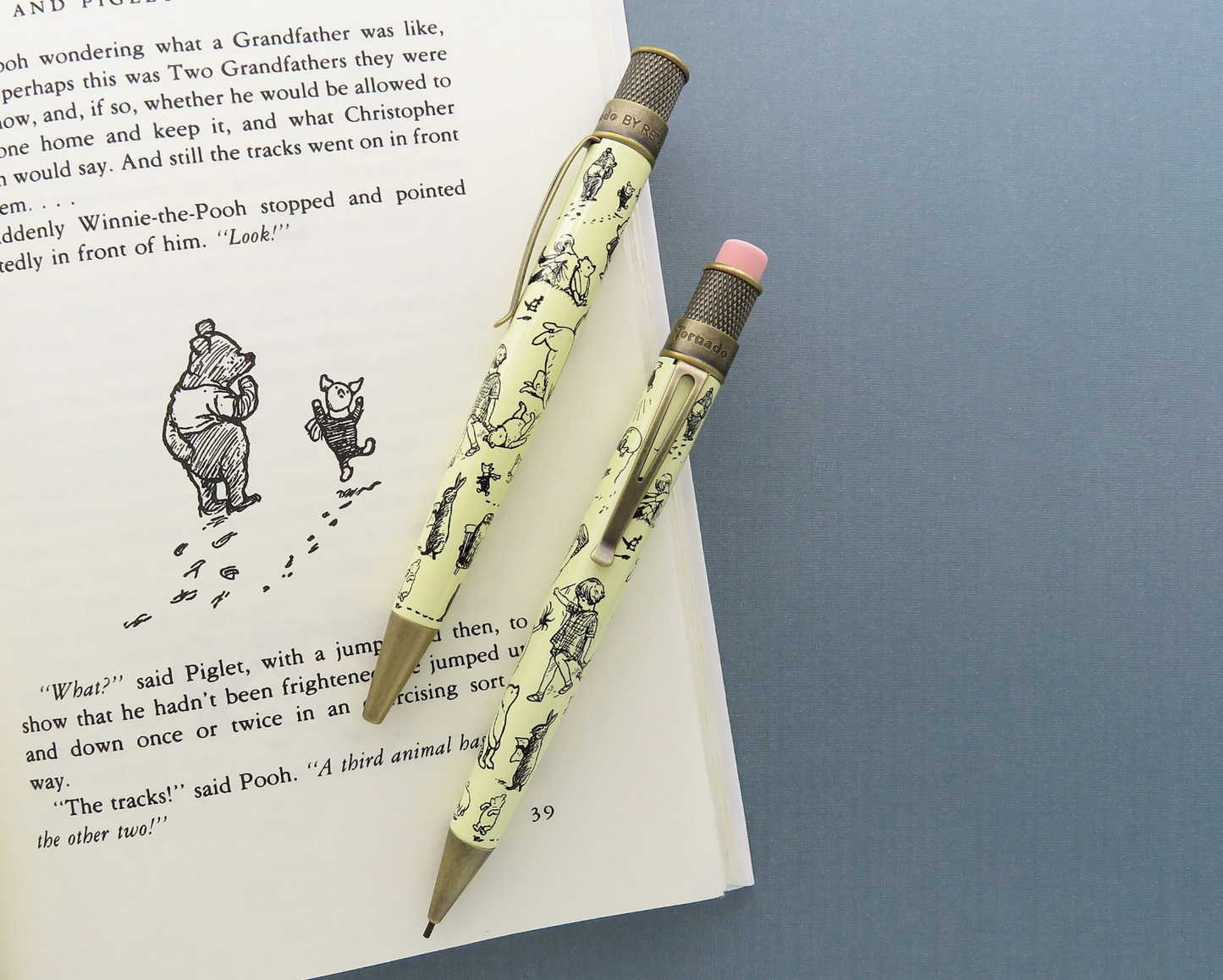 Retro 1951 - Tornado Literary Collection A.A. Mile Winnie the Pooh Rollerball Pen - The Ink Shoppe Philippines