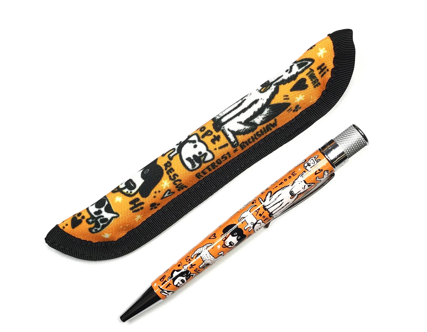 Retro 1951 x Rickshaw Bagworks - "Dog Rescue 4" Single Pen Sleeve - The Ink Shoppe Philippines