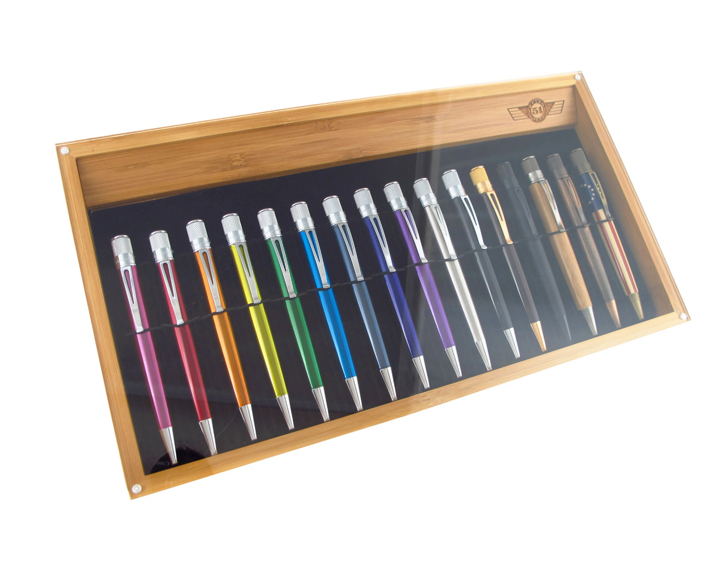 Retro 1951 - Bamboo 16-Pen Display - The Ink Shoppe Philippines