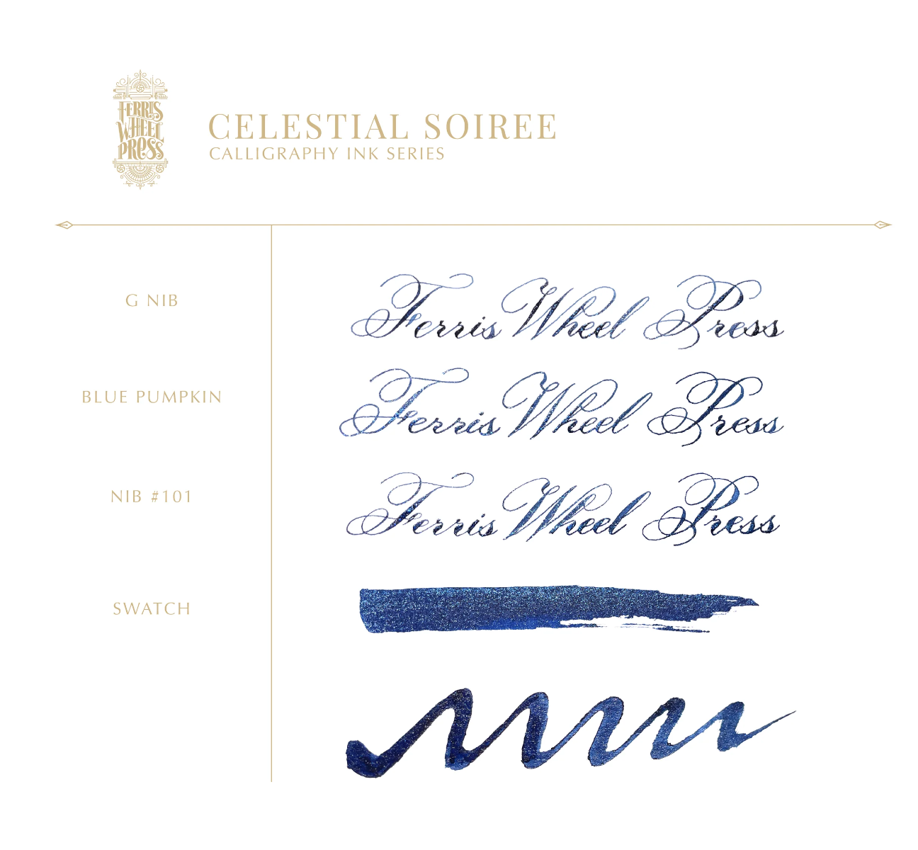 Ferris Wheel Press Calligraphy Ink - Celestial Soiree - The Ink Shoppe Philippines